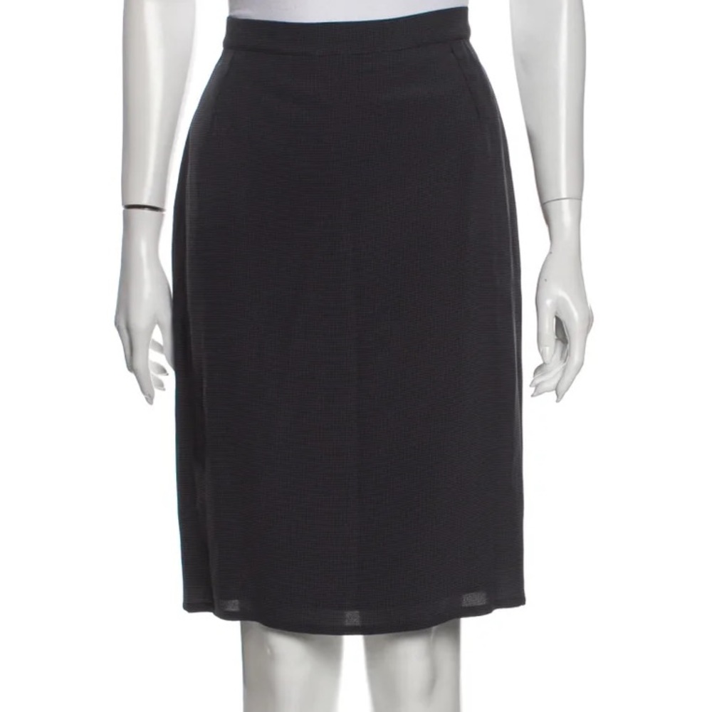 Giorgio Armani textured knit pencil Skirt knee length high waisted Made in Italy